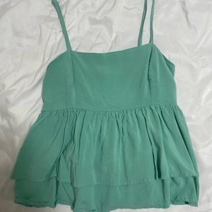 Green tank top